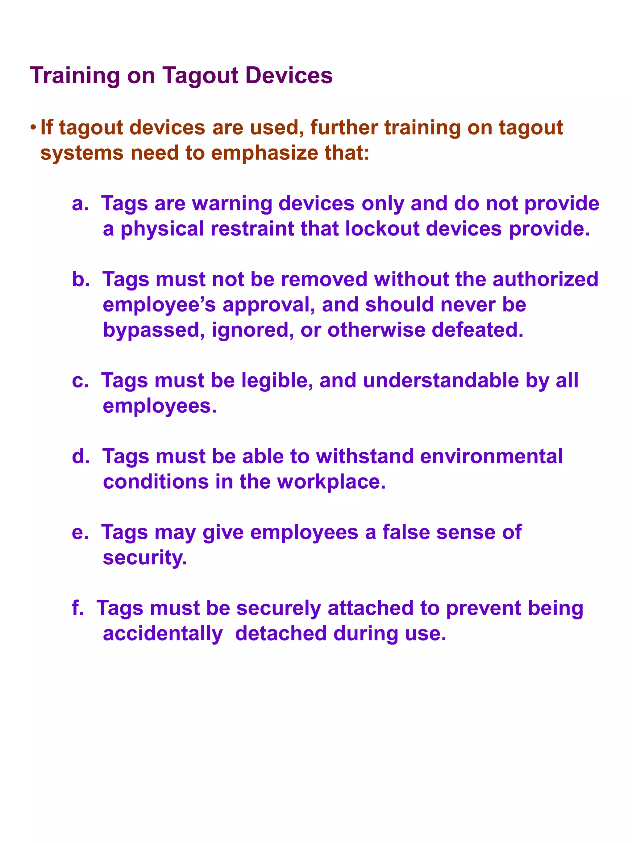 Lockout &tagout | PPSX