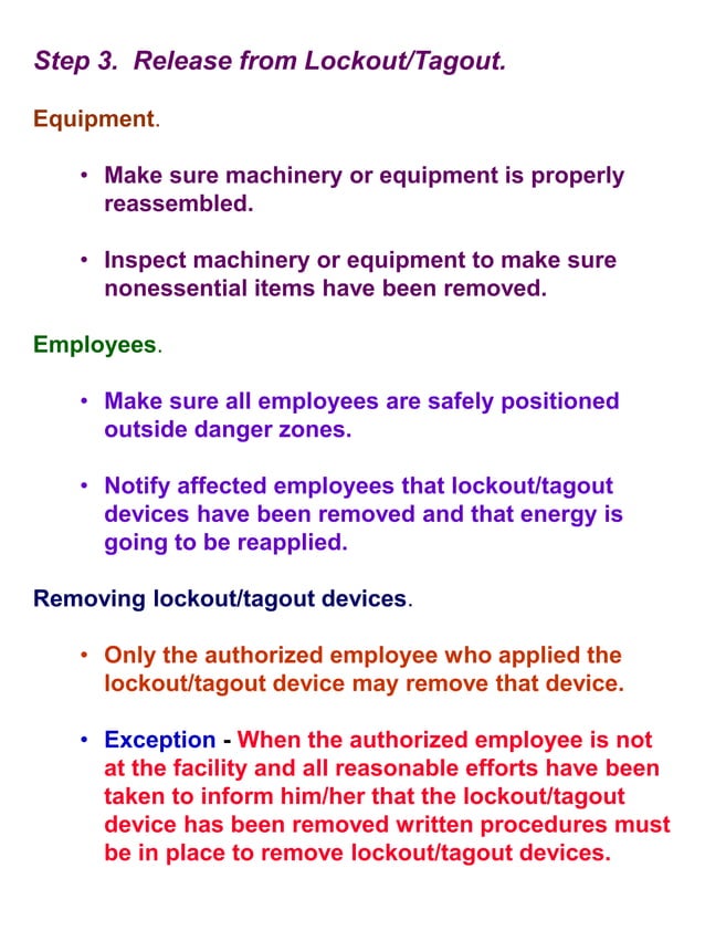 Lockout &tagout | PPSX