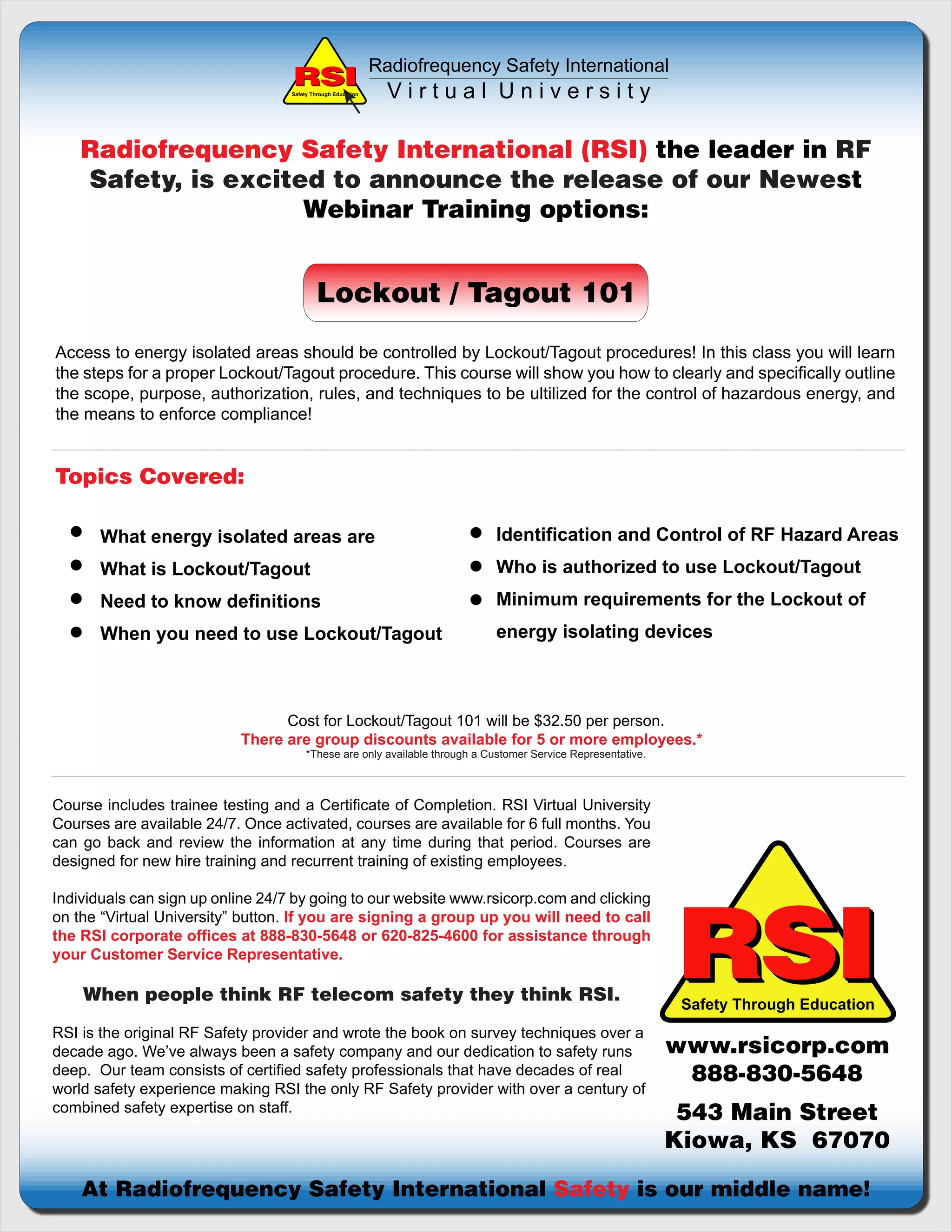 Lockout Tagout Flyer | PDF