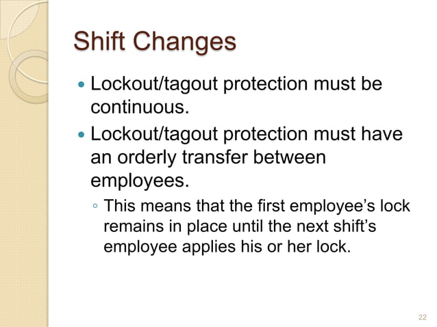 Lockout tagout refresher training | PPTX