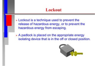 Lockout tagout standard | PPT