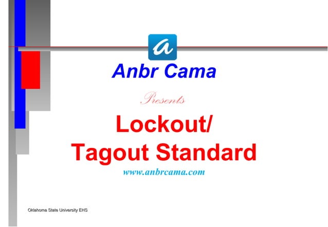 Lockout tagout standard | PPT