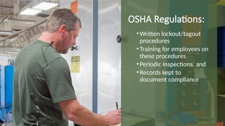 Lockout Tagout Training presentation - all you need to know | PPTX