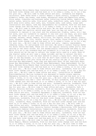 Locksmith Los Angeles CA (310) 982-2988