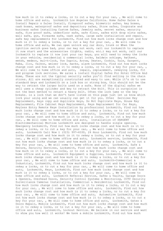 Locksmith Los Angeles CA (310) 982-2988