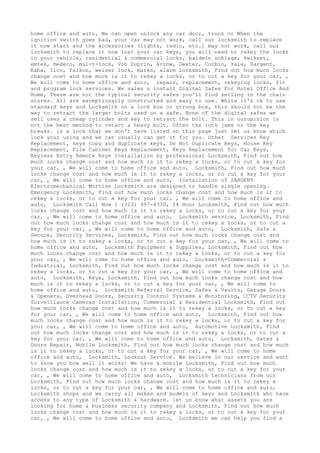 Locksmith Los Angeles CA (310) 982-2988