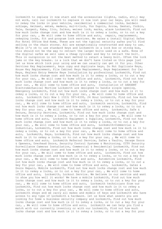 Locksmith Los Angeles CA (310) 982-2988