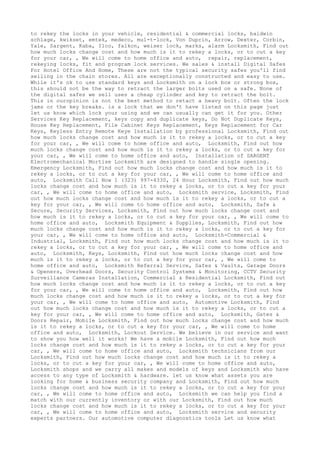 Locksmith Los Angeles CA (310) 982-2988