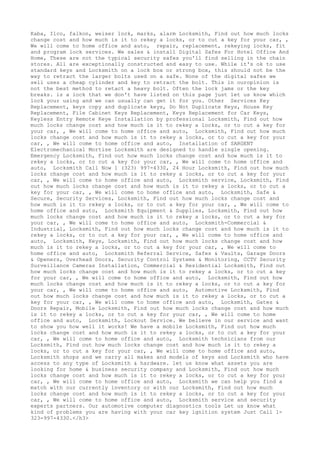 Locksmith Los Angeles CA (310) 982-2988