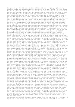 Locksmith Los Angeles CA (310) 982-2988