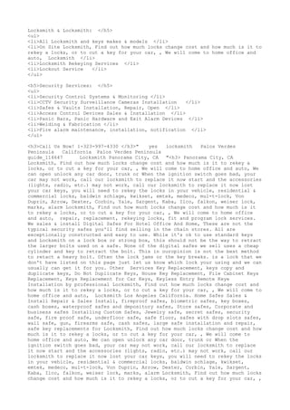 Locksmith Los Angeles CA (310) 982-2988