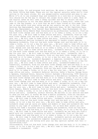 Locksmith Los Angeles CA (310) 982-2988