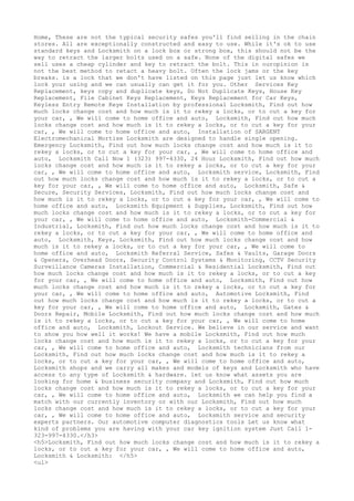 Locksmith Los Angeles CA (310) 982-2988