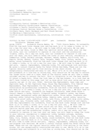 Locksmith Los Angeles CA (310) 982-2988