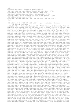 Locksmith Los Angeles CA (310) 982-2988