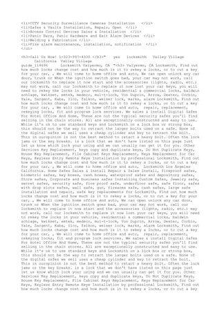 Locksmith Los Angeles CA (310) 982-2988