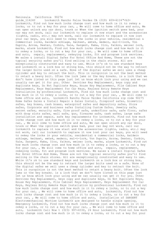 Locksmith Los Angeles CA (310) 982-2988