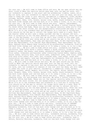 Locksmith Los Angeles CA (310) 982-2988