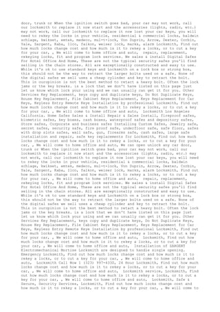 Locksmith Los Angeles CA (310) 982-2988