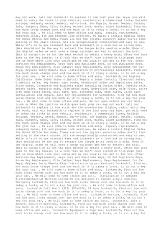 Locksmith Los Angeles CA (310) 982-2988