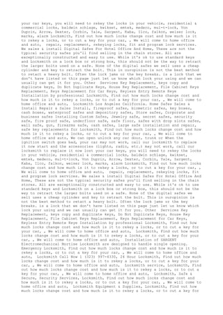 Locksmith Los Angeles CA (310) 982-2988