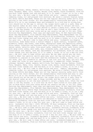 Locksmith Los Angeles CA (310) 982-2988