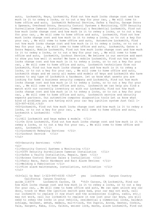 Locksmith Los Angeles CA (310) 982-2988