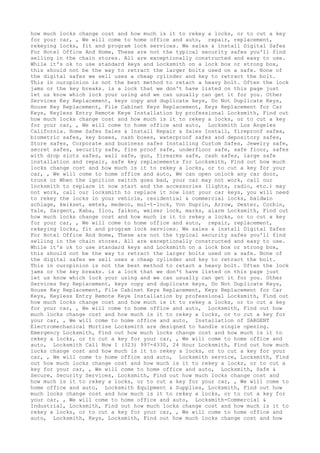 Locksmith Los Angeles CA (310) 982-2988