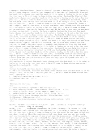 Locksmith Los Angeles CA (310) 982-2988