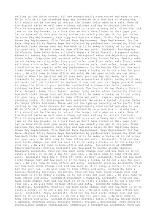 Locksmith Los Angeles CA (310) 982-2988