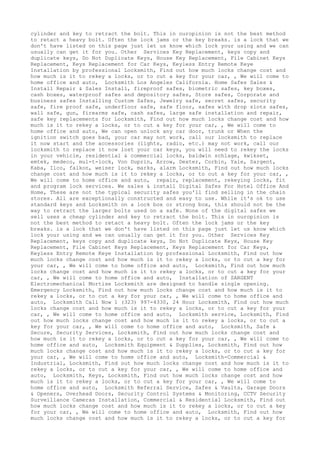 Locksmith Los Angeles CA (310) 982-2988