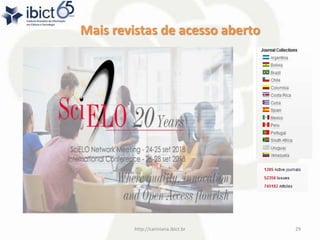 http://cariniana.ibict.br 29
Mais revistas de acesso aberto
 