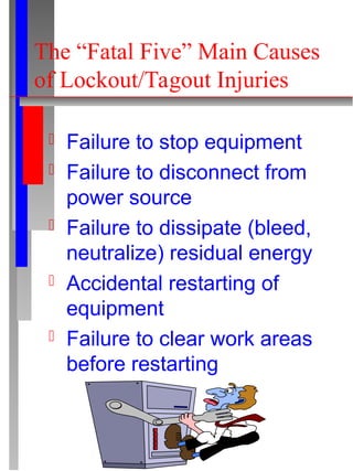 Lock Out Tag Out Awareness Training at power Plant | PPT