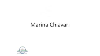 Marina Chiavari
‘’Un biennio per il rilancio’’
2015/2016
 