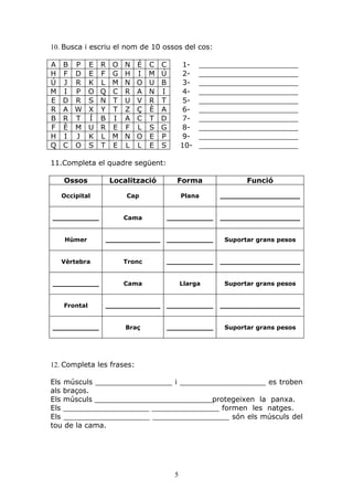 Aparell Locomotor[3]. Exercicis