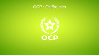 OCP : Chiffre clés
 