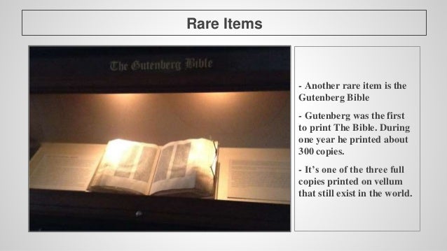Essay on the library of congress