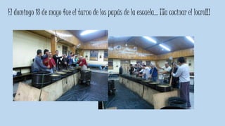 El domingo 18 de mayo fue el turno de los papás de la escuela… ¡¡¡a cocinar el locro!!!
 
