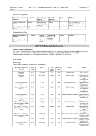 Loctite 577 msds