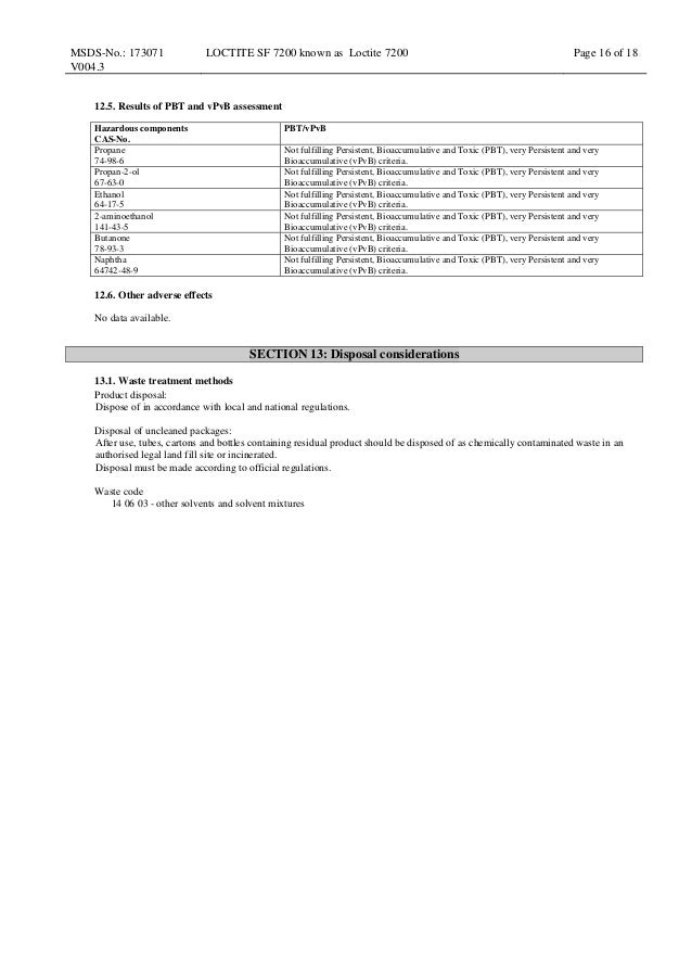 Loctite sf 7200 400 ml msds 235323