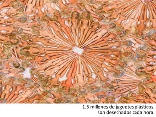 1.5 millones de juguetes plásticos,son desechados cada hora.