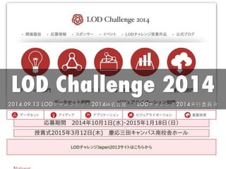 Lodチャレンジ2014の紹介