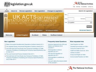 Naming things in legislation
 