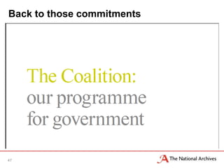 Back to those commitments




47
 