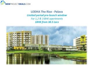 Lodha Palava City Downtown Brochure Call 09594583450 || +971566719238 new prelaunch by lodha group mumbai