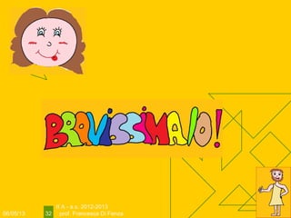 06/05/13
II A - a.s. 2012-2013
prof. Francesca Di Fenza32
 