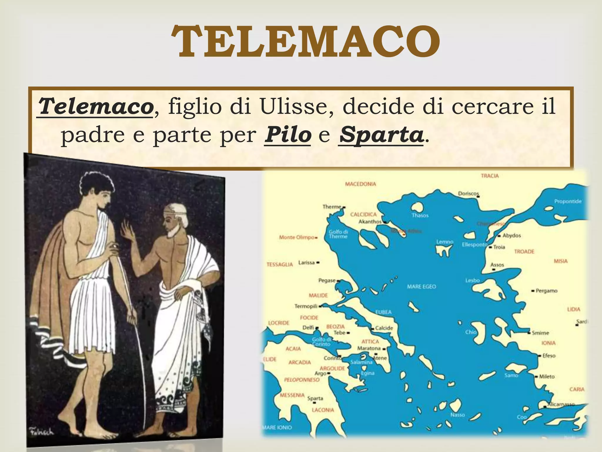 cartina del viaggio di ulisse