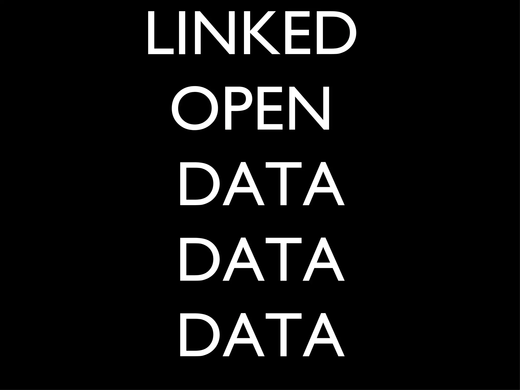 LINKED  OPEN  DATA DATA DATA 