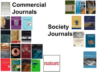 Society
Journals
Commercial
Journals
 