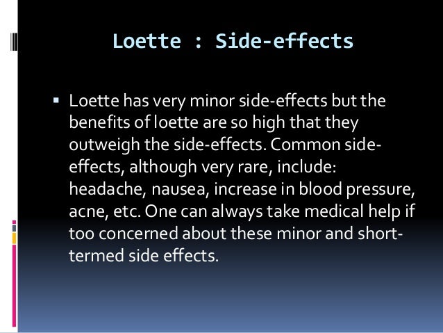 Order Online Loette Usa To Prevent Unwanted Pregnancy